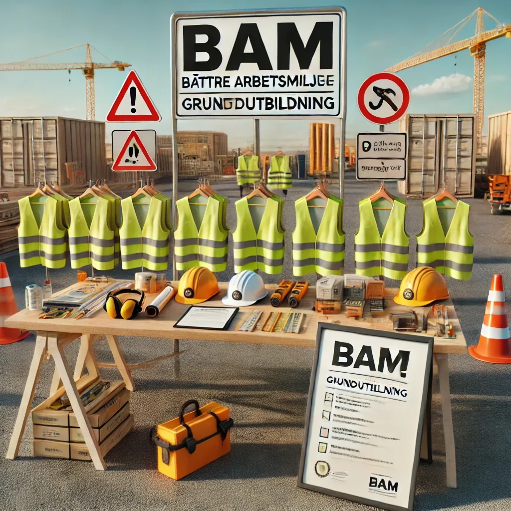 Skyddsutrustning inför en BAM-utbildning