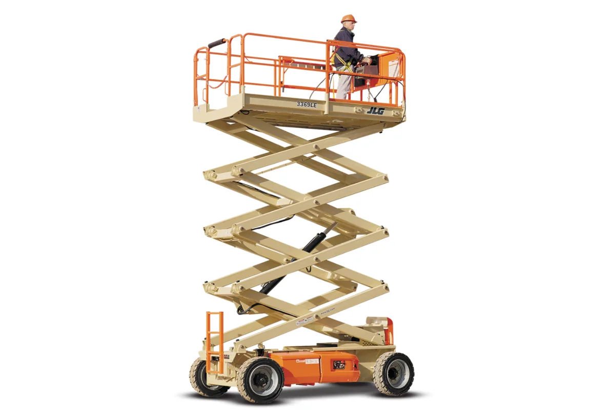 Saxlift, mobil arbetsplattform